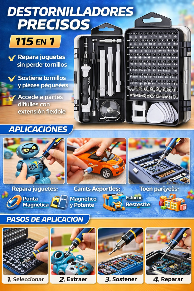 Nuevo Kit Profesional de Reparación