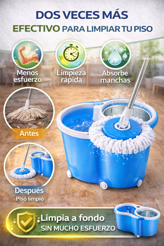 Nueva Mopa Giratoria Pro Plus