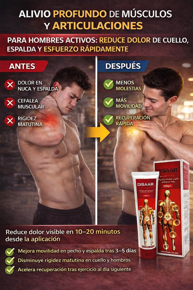Nueva Crema Alivio Rápido para Dolores
