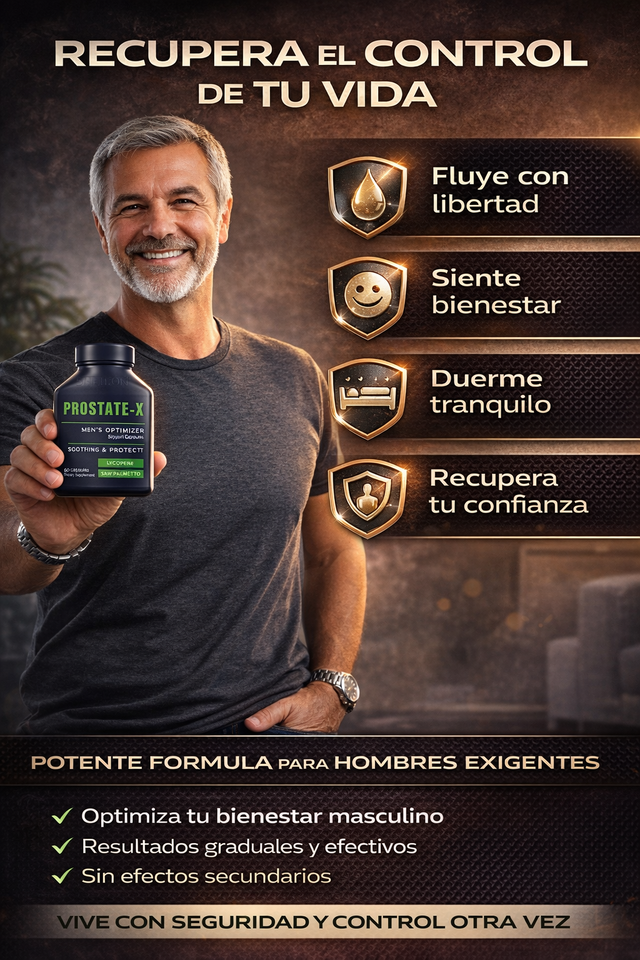 Nuevo ProstateX Cuidado Prostático Natural
