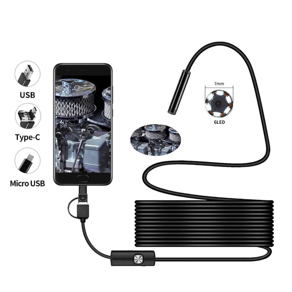 Nueva Cámara Endoscópica 3 en 1