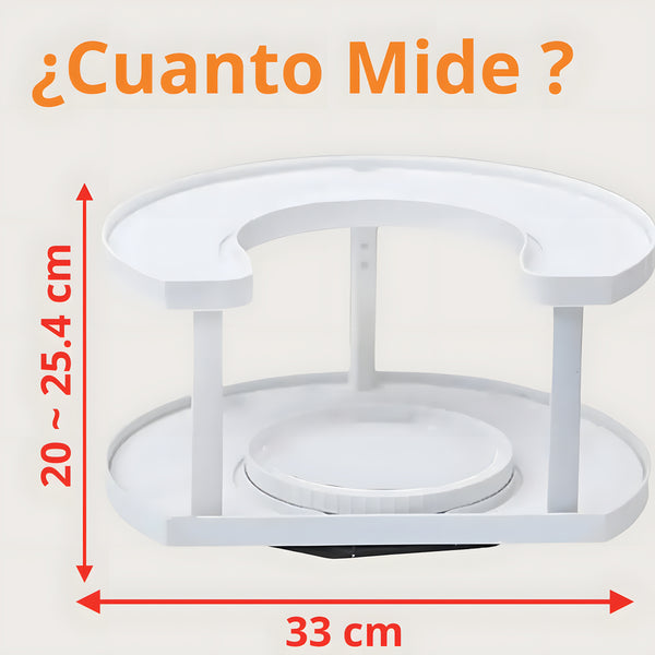 Nuevo Estante Giratorio de Doble Capa