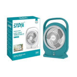 Ventilador solar recargable