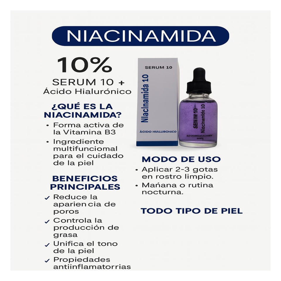 Nuevo Sérum 10 Niacinamida 30ML