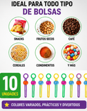 Nuevo SET de 20 Clips Selladores Flexibles Para Alimentos
