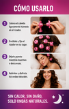 Nuevo SET de 10 Rizadores de Silicona Fácil para Cabello