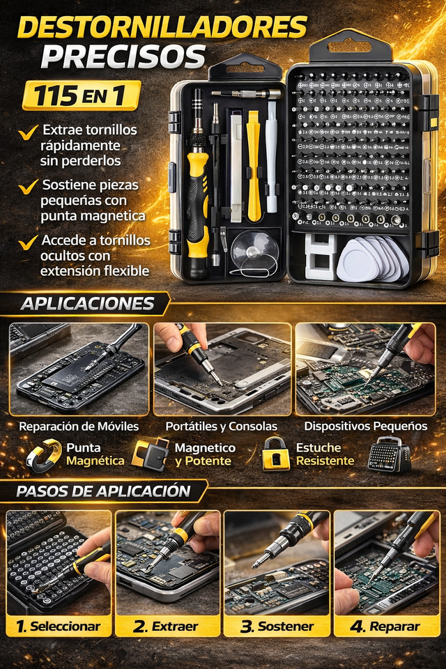 Nuevo Kit Profesional de Reparación