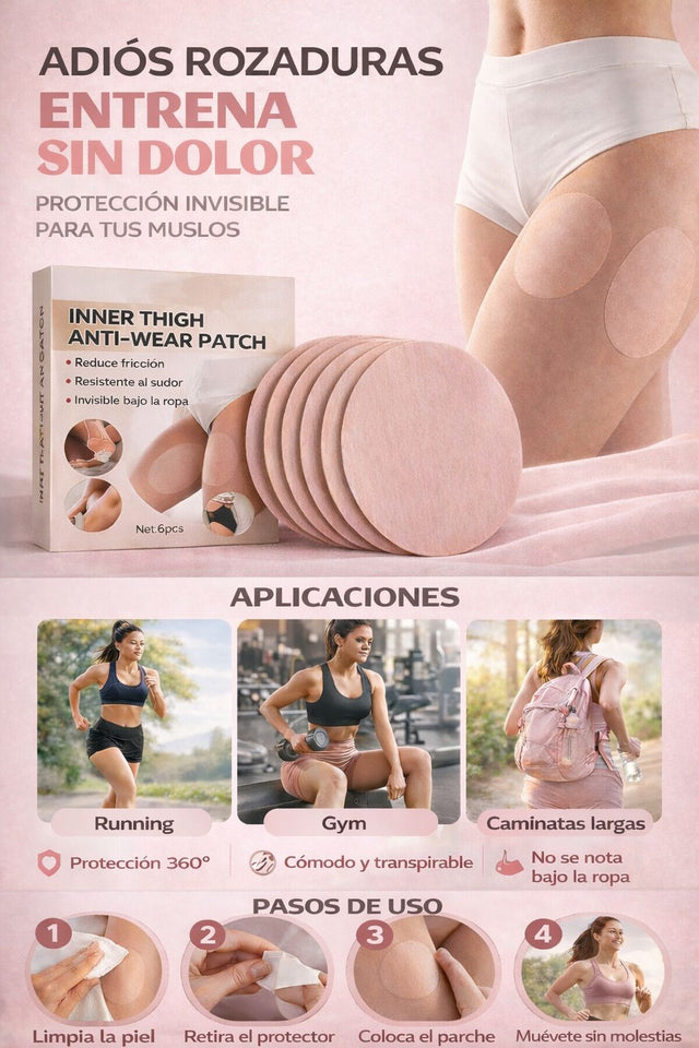 Nuevo Parche Antirozaduras Invisible para Muslos