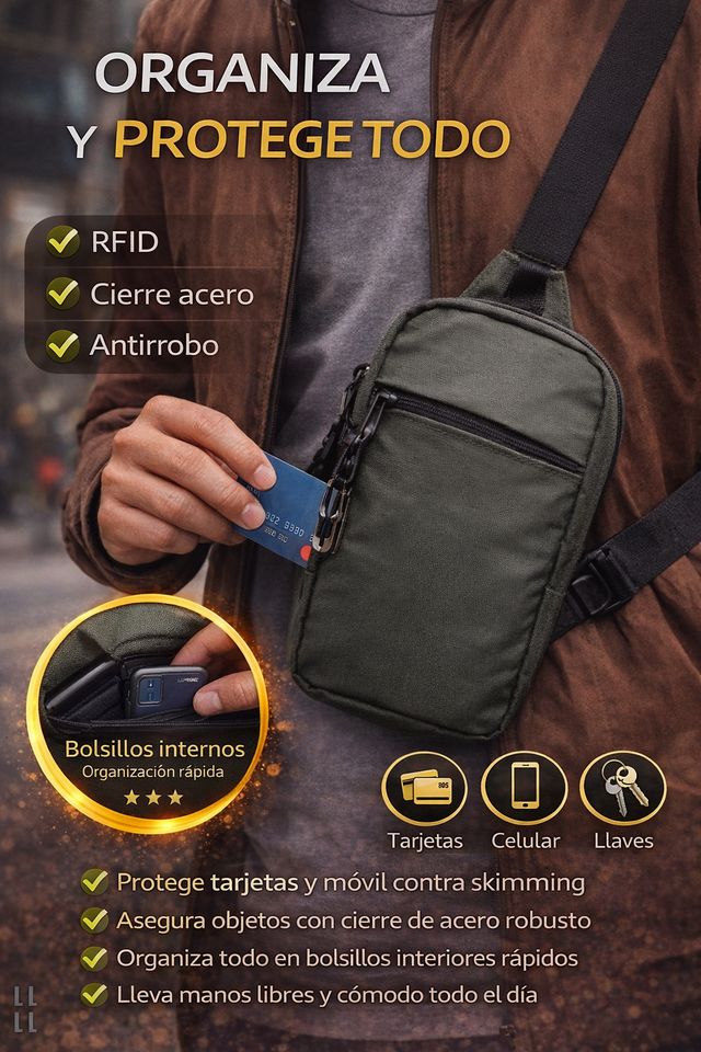 Nuevo Bolso Cruzado Compacto Style Urban