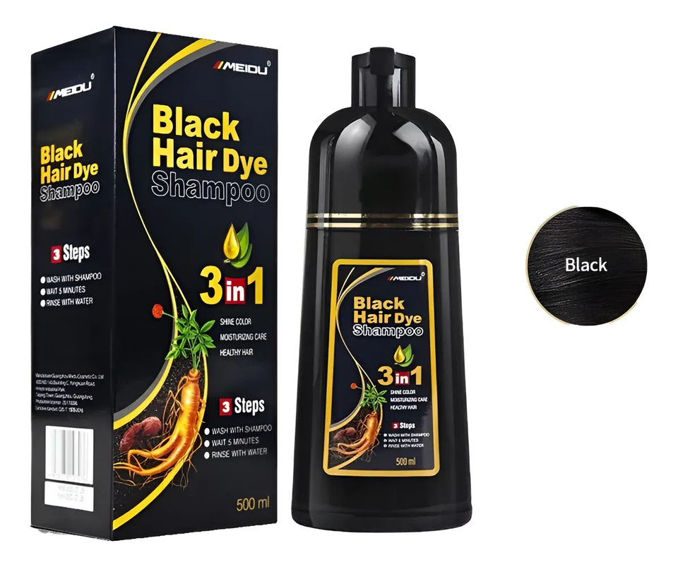 Nuevo Shampoo Milagro Anti-Canas negro