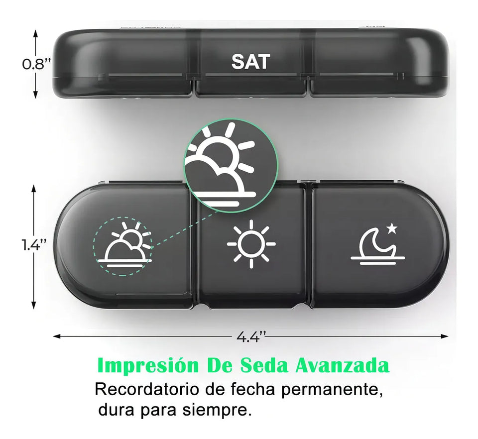 Organizador Semanal de Pastillas