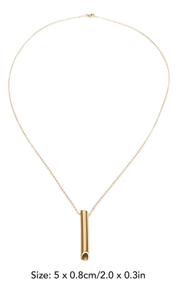 Nuevo Collar Alivio de Ansiedad Dorado