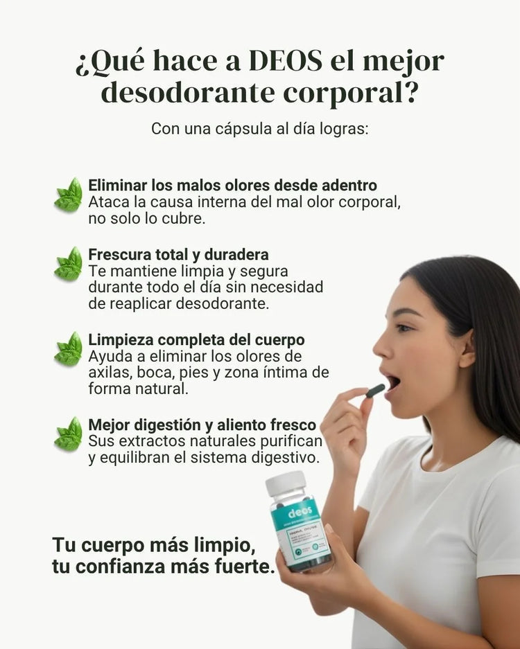 Nuevas capsulas desodorante interno