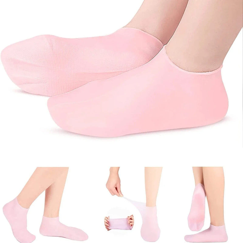 Nuevo Calcetines de Silicona Hidratantes para Cuidado de Pies