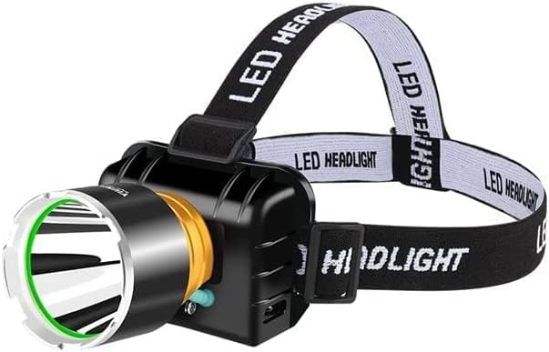 Nueva Linterna Frontal LED de Cabeza Recargable y Ultra Potente