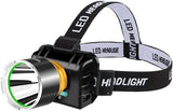 Nueva Linterna Frontal LED de Cabeza Recargable y Ultra Potente