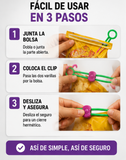 Nuevo SET de 20 Clips Selladores Flexibles Para Alimentos