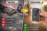 Nuevo Portatarjetas Carbono Minimalista para Bolsillo
