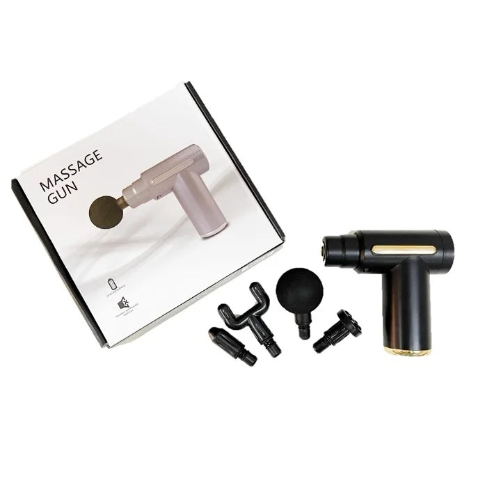 Nueva Pistola Masaje Muscular Plateada