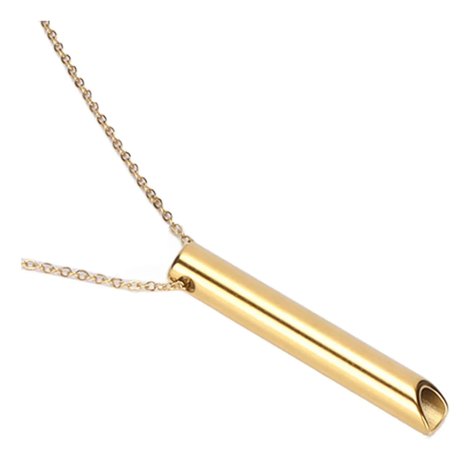 Nuevo Collar Alivio de Ansiedad Dorado