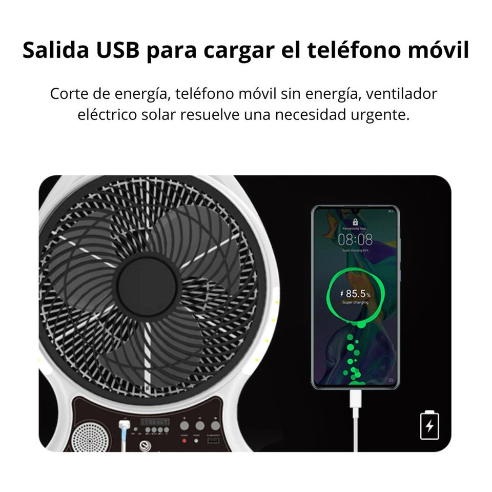 VENTILADOR SOLAR 7 ASPAS