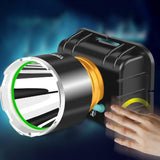 Nueva Linterna Frontal LED de Cabeza Recargable y Ultra Potente