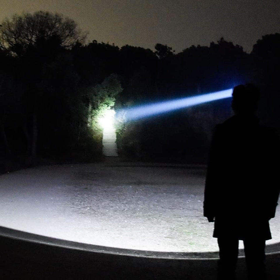 Nueva Linterna Frontal LED de Cabeza Recargable y Ultra Potente