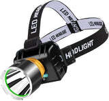 Nueva Linterna Frontal LED de Cabeza Recargable y Ultra Potente