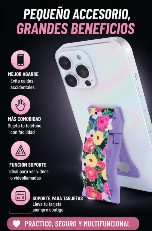 Nuevo GripMag Pro Rosa Brillante Compacto