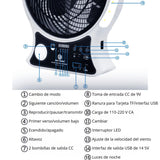VENTILADOR SOLAR 7 ASPAS