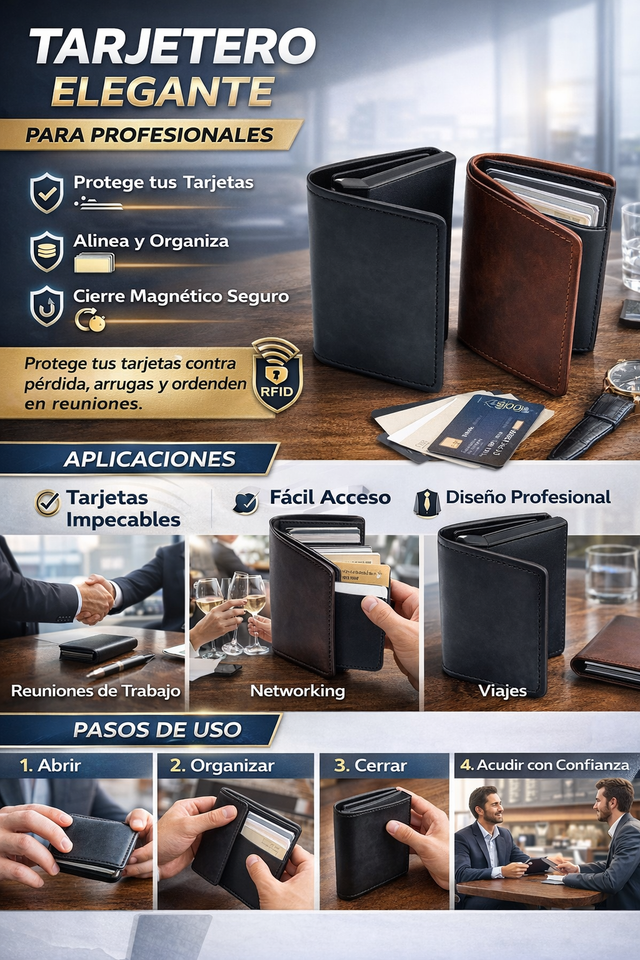 Nuevo Tarjetero Elegante