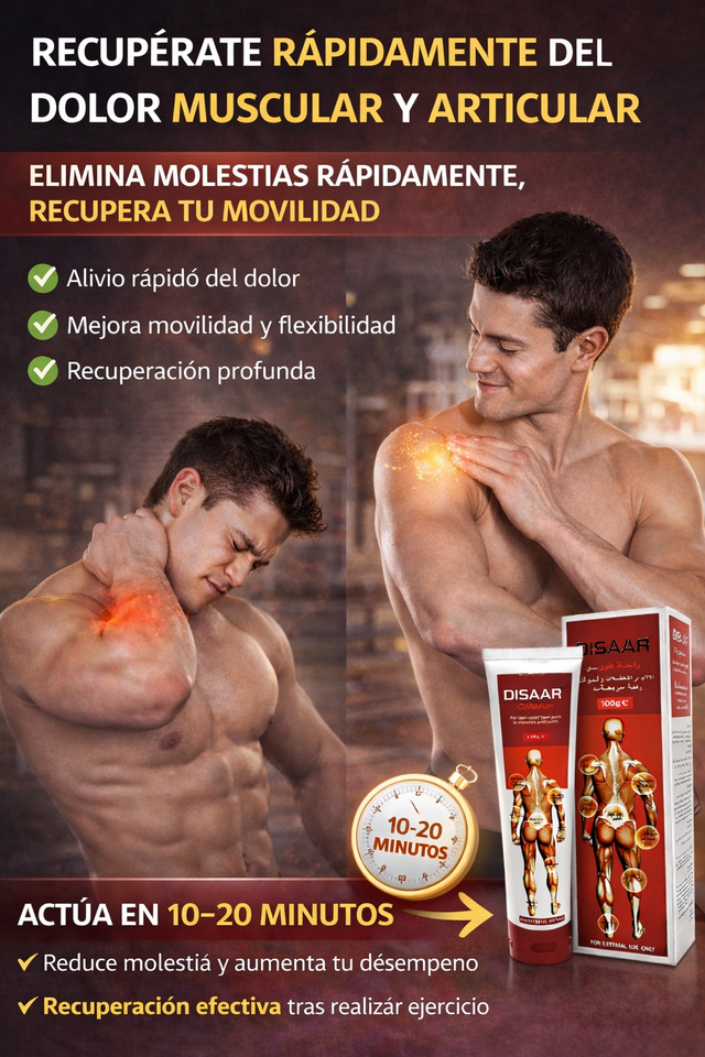 Nueva Crema Alivio Rápido para Dolores