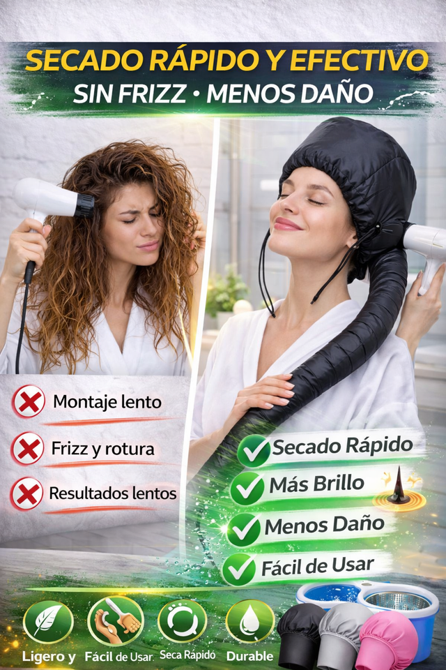 Nueva Gorra Térmica para Cabello Hogar