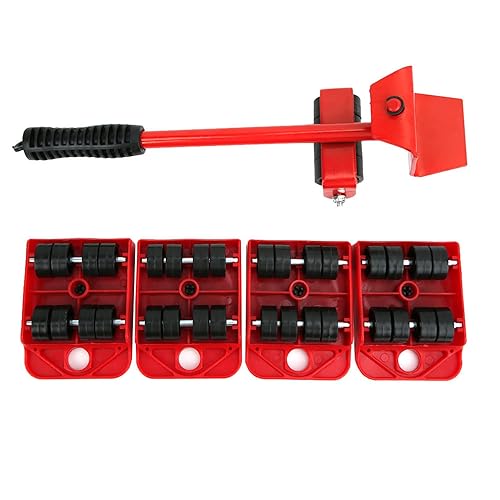 Set de Elevador y Ruedas para Muebles Pesados