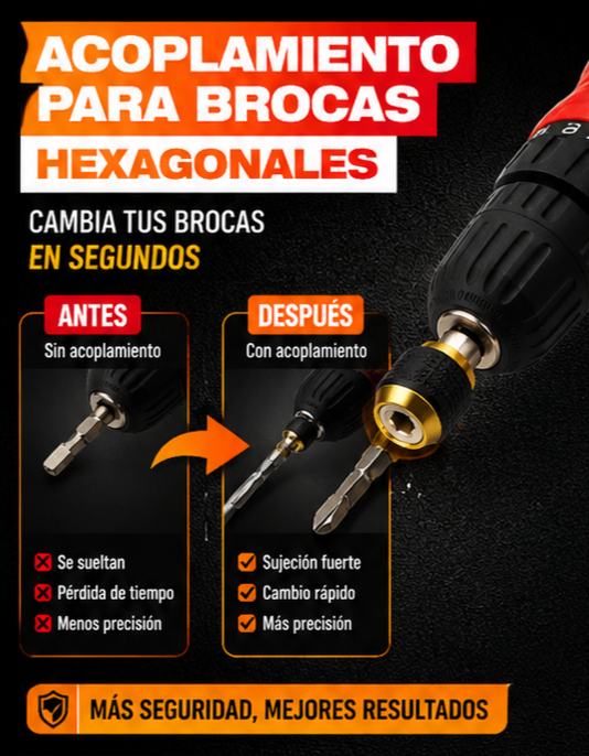 Nuevo Acople Cambio Rápido Pro Fácil