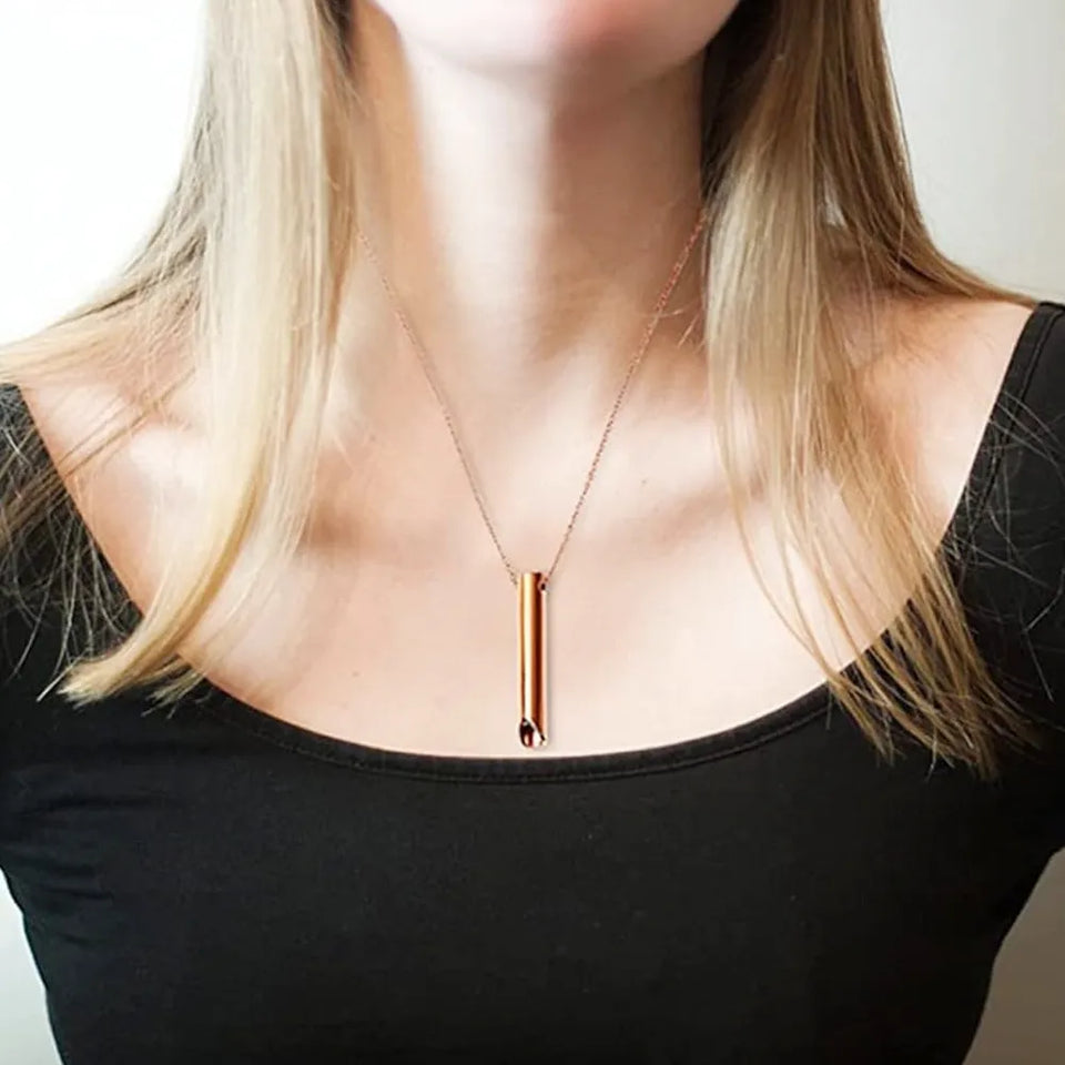 Nuevo Collar Alivio de Ansiedad Dorado