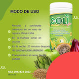 Nuevo limpiador intestinal Coli Plus (Rinde 25 porciones)