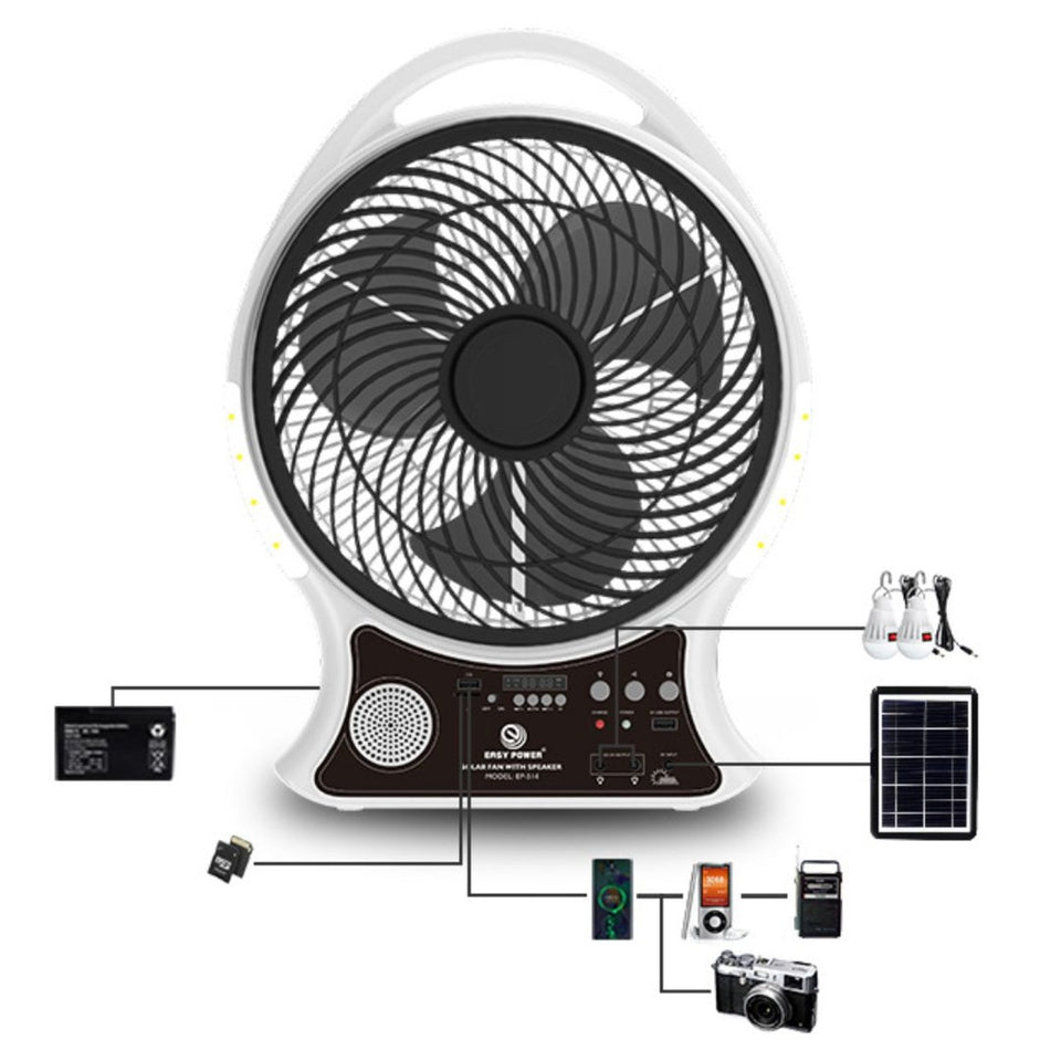 VENTILADOR SOLAR 7 ASPAS