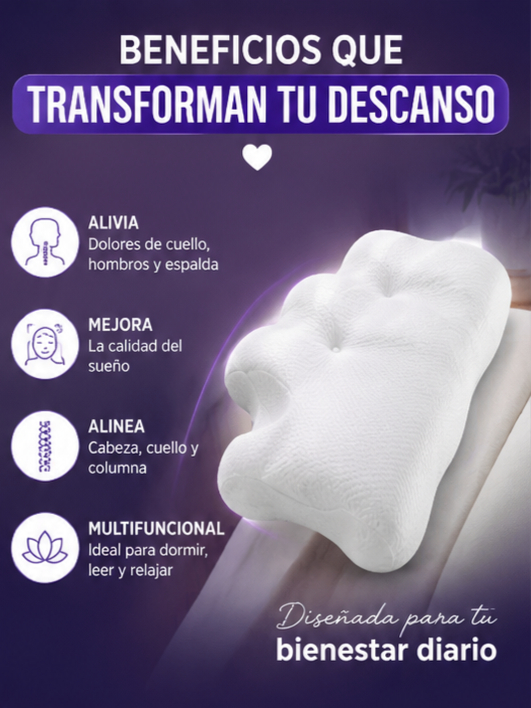 Almohada Ortopédica de Espuma Viscoelástica para Soporte Lumbar