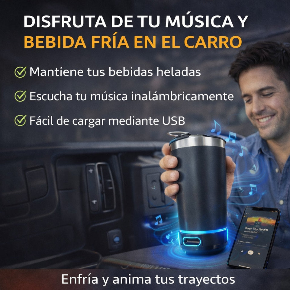 Nuevo Termo Smart con Altavoz Portátil
