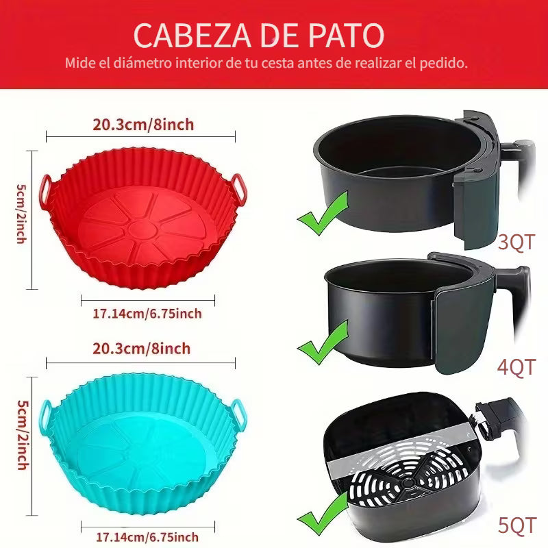 Nuevo Molde de Silicona para Air Fryer