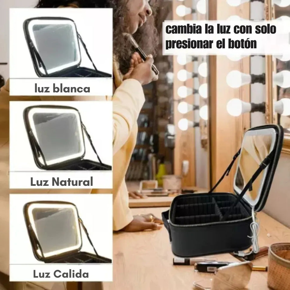 Nueva Cosmetiquera Mágica con Luz
