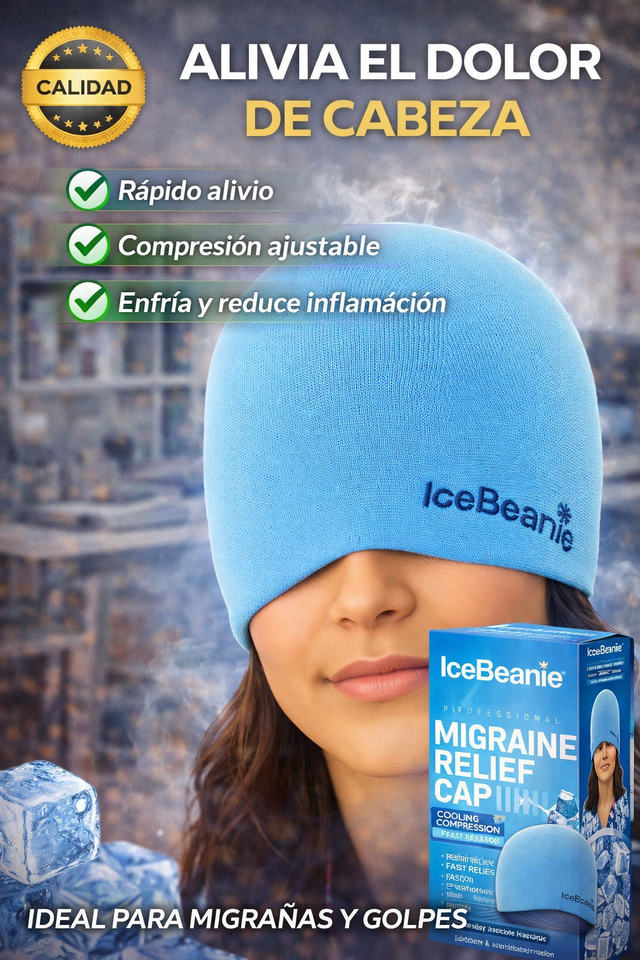Nuevo Gorro Frío Alivio Migrañas Diario
