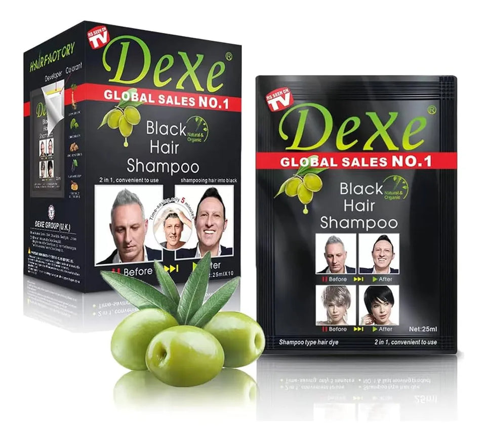 SHAMPOO CUBRE CANAS NEGRO INSTANTÁNEO