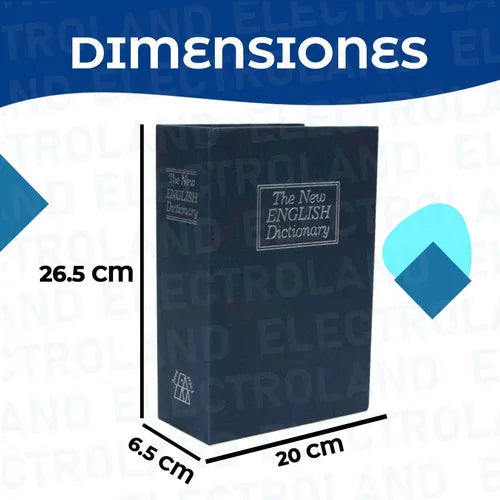 Nueva CAJA FUERTE TIPO LIBRO