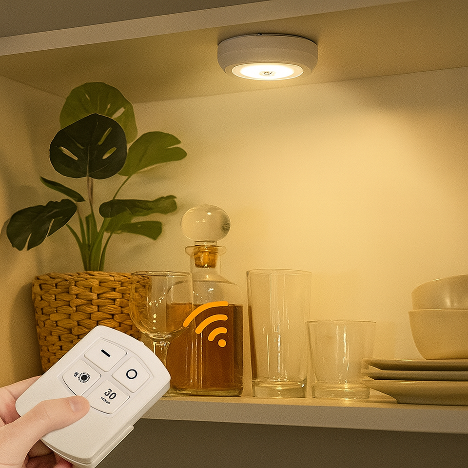 Nuevas LÁMPARAS LED 3 unidades MULTIUSOS – Control Remoto