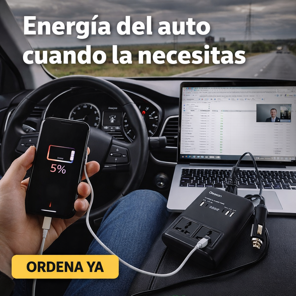 Inversor de corriente de 150W