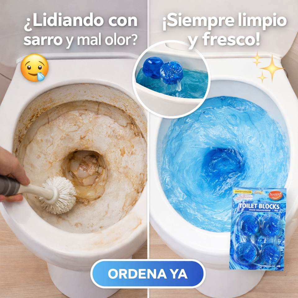 Nuevo Pastillas para Inodoro Pack de 4 unidades – Baño Fresco sin Esfuerzo