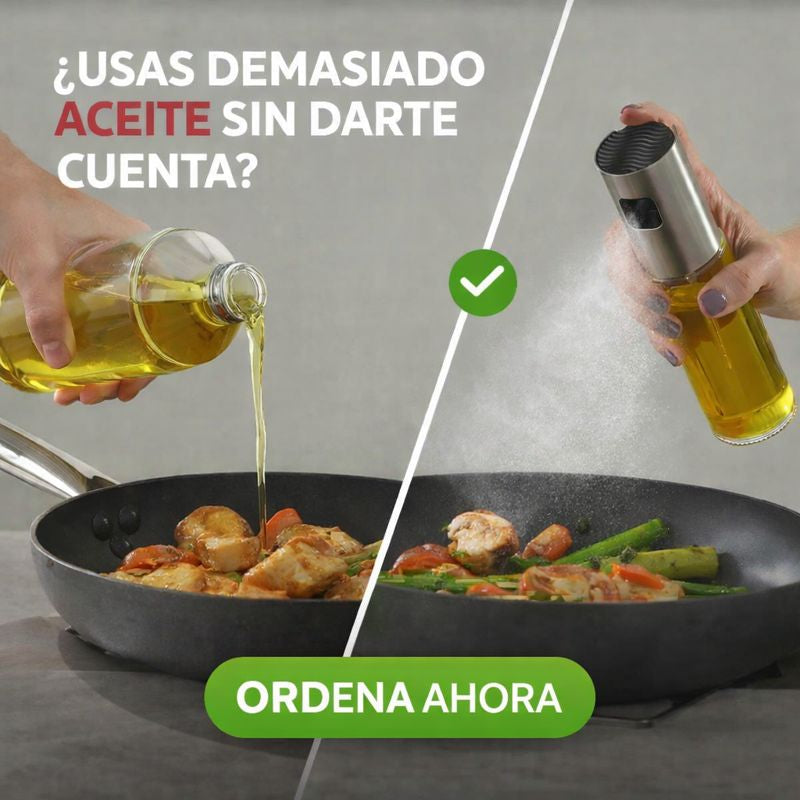 Nuevo Dispensador de Aceite en Spray – Cocina Sano y con Control