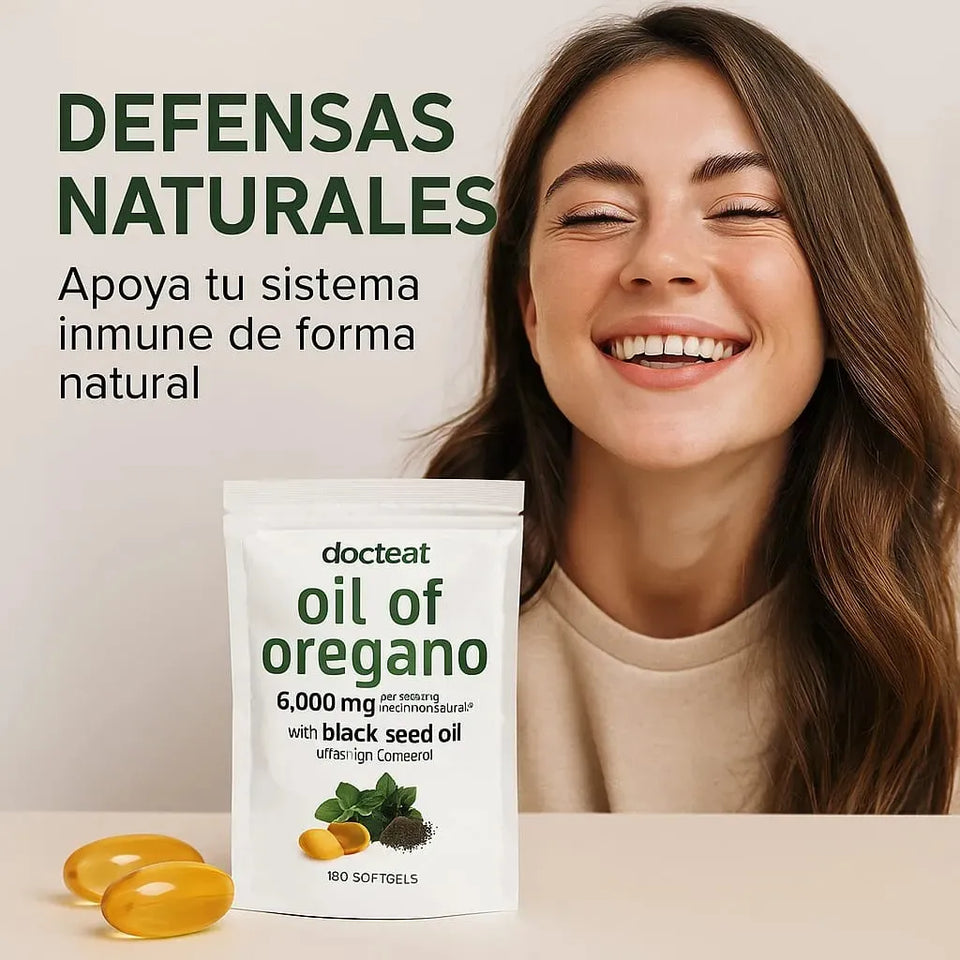 Nuevo ACEITE DE ORÉGANO + SEMILLA NEGRA